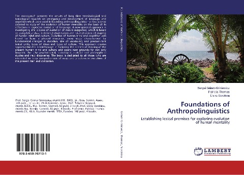 Foundations of Anthropolinguistics: Establishing lexical premises for exploring evolution of human mentality