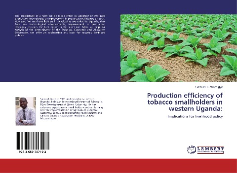 Production efficiency of tobacco smallholders in western Uganda:: Implications for livelihood policy