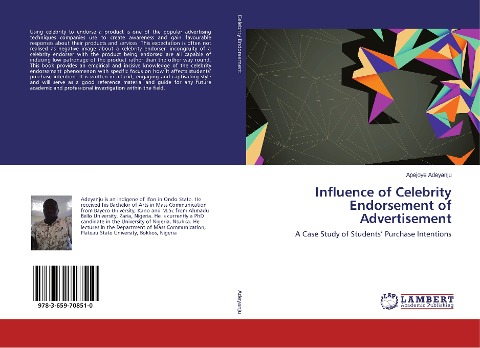 Influence of Celebrity Endorsement of Advertisement: A Case Study of Students' Purchase Intentions