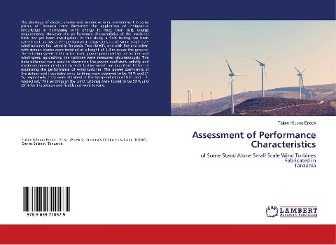 Assessment of Performance Characteristics: of Some Stand Alone Small Scale Wind Turbines Fabricated in Tanzania