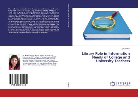 Library Role in Information Needs of College and University Teachers