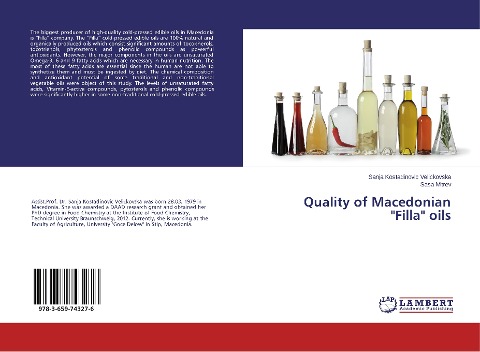 Quality of Macedonian Filla oils