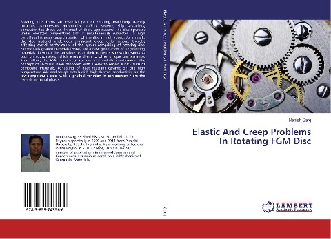 Elastic And Creep Problems In Rotating FGM Disc