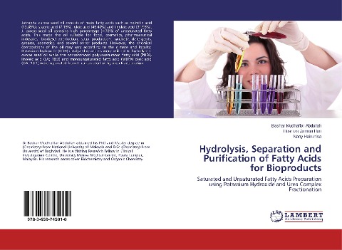 Hydrolysis, Separation and Purification of Fatty Acids for Bioproducts: Saturated and Unsaturated Fatty Acids Preparation using Potassium Hydroxide and Urea Complex Fractionation
