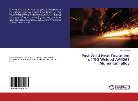 Post Weld Heat Treatment of TIG Welded AA6061 Aluminium alloy