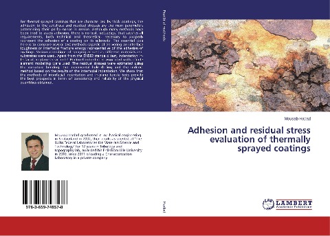 Adhesion and residual stress evaluation of thermally sprayed coatings