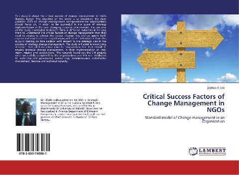 Critical Success Factors of Change Management in NGOs: Standard model of Change management in an Organization