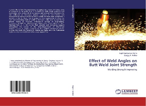 Effect of Weld Angles on Butt Weld Joint Strength: Welding Strength Improving