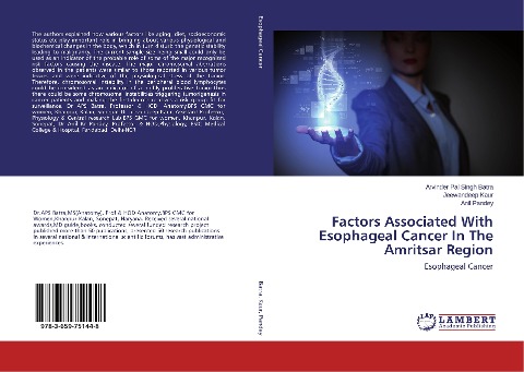 Factors Associated With Esophageal Cancer In The Amritsar Region: Esophageal Cancer