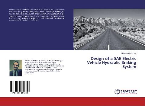 Design of a SAE Electric Vehicle Hydraulic Braking System