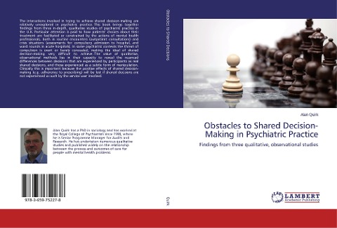 Obstacles to Shared Decision-Making in Psychiatric Practice: Findings from three qualitative, observational studies