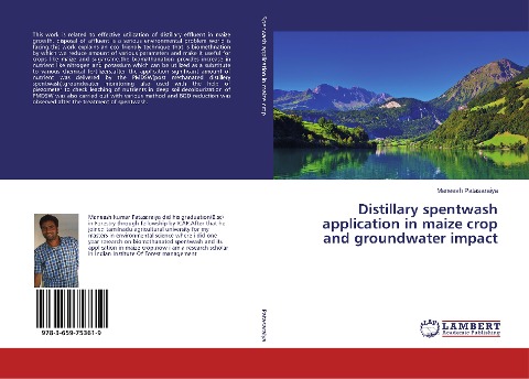 Distillary spentwash application in maize crop and groundwater impact