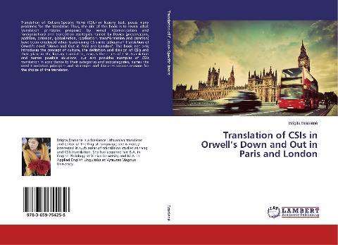 Translation of CSIs in Orwell's Down and Out in Paris and London