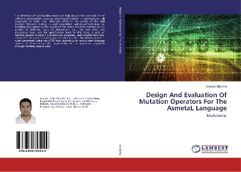 Design And Evaluation Of Mutation Operators For The AsmetaL Language: MuAsmetaL