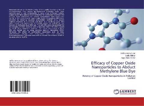Efficacy of Copper Oxide Nanoparticles to Abduct Methylene Blue Dye: Potency of Copper Oxide Nanoparticles in Pollution Control
