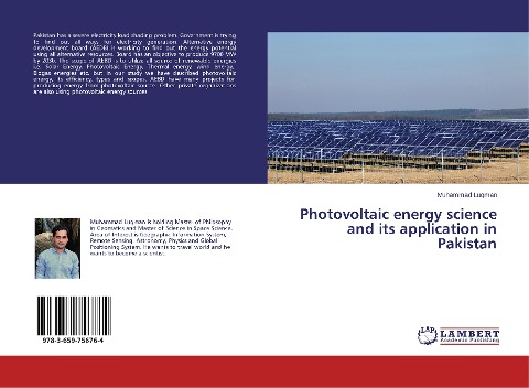 Photovoltaic energy science and its application in Pakistan