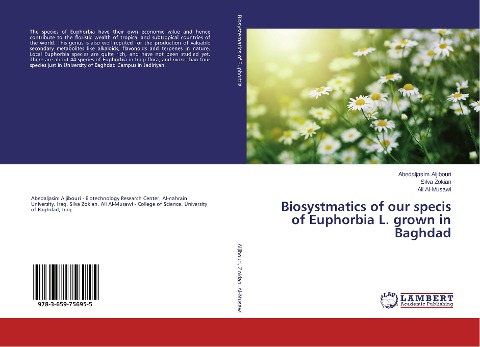 Biosystmatics of our specis of Euphorbia L. grown in Baghdad
