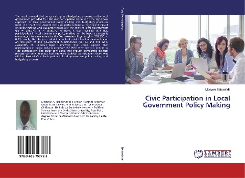 Civic Participation in Local Government Policy Making