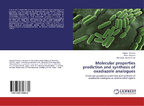 Molecular properties prediction and synthesis of oxadiazole analogues: Molecular properties prediction and synthesis of oxadiazole analogues as antimicrobial agents