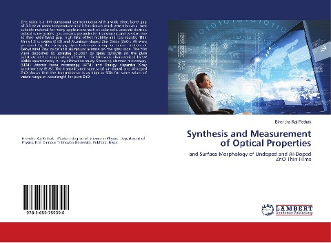 Synthesis and Measurement of Optical Properties: and Surface Morphology of Undoped and Al-Doped ZnO Thin Films