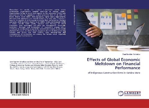 Effects of Global Economic Meltdown on Financial Performance: of Indigenous Construction Firms in Katsina State