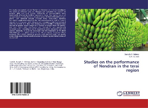 Studies on the performance of Nendran in the terai region