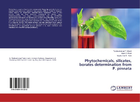 Phytochemicals, silicates, borates determination from P. pinnata