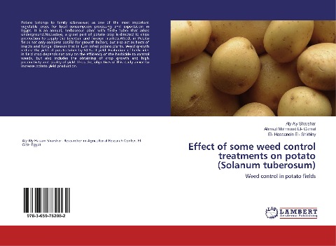 Effect of some weed control treatments on potato (Solanum tuberosum): Weed control in potato fields