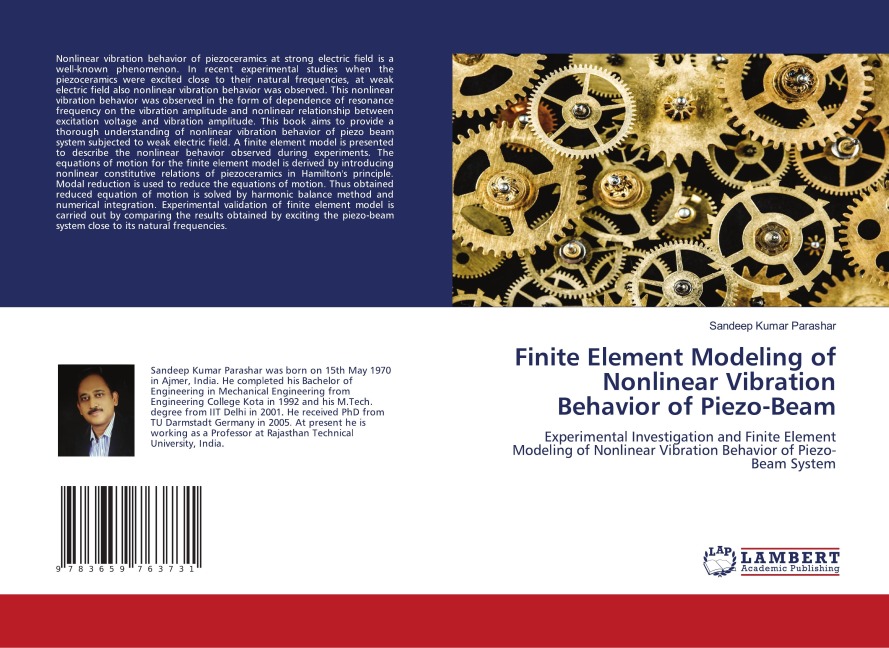 Finite Element Modeling of Nonlinear Vibration Behavior of Piezo-Beam: Experimental Investigation and Finite Element Modeling of Nonlinear Vibration Behavior of Piezo-Beam System