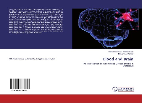Blood and Brain: The Interrelation between Blood Groups and Brain Quadrants