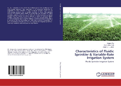Characteristics of Fluidic Sprinkler & Variable-Rate Irrigation System: Fluidic Sprinkler Irrigation System