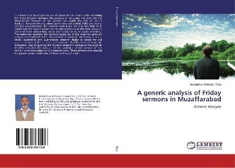 A generic analysis of Friday sermons in Muzaffarabad: Generic Analysis