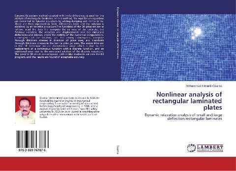 Nonlinear analysis of rectangular laminated plates: Dynamic relaxation analysis of small and large deflection rectangular laminates