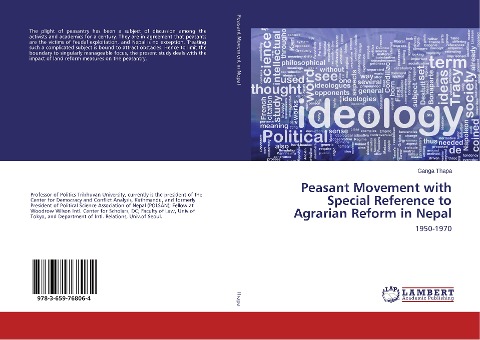 Peasant Movement with Special Reference to Agrarian Reform in Nepal: 1950-1970