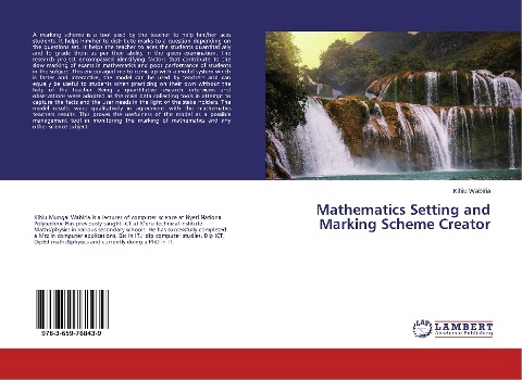 Mathematics Setting and Marking Scheme Creator