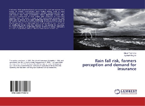 Rain fall risk, farmers perception and demand for insurance