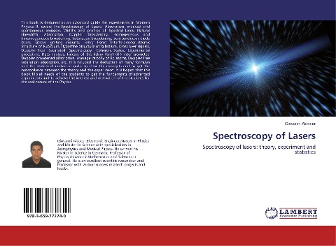 Spectroscopy of Lasers: Spectroscopy of lasers: theory, experiment and statistics