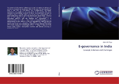 E-governance in India: Concept, Initiatives and Challenges