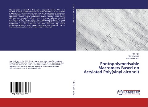 Photopolymerisable Macromers Based on Acrylated Poly(vinyl alcohol)