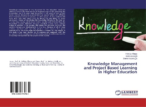 Knowledge Management and Project Based Learning in Higher Education