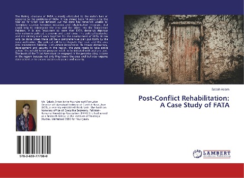 Post-Conflict Rehabilitation: A Case Study of FATA