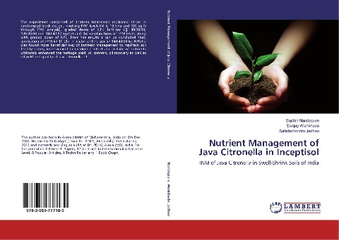 Nutrient Management of Java Citronella in Inceptisol: INM of Java Citronella in Swell-Shrink Soils of India