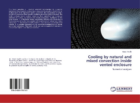 Cooling by natural and mixed convection inside vented enclosure: Numerical analyses
