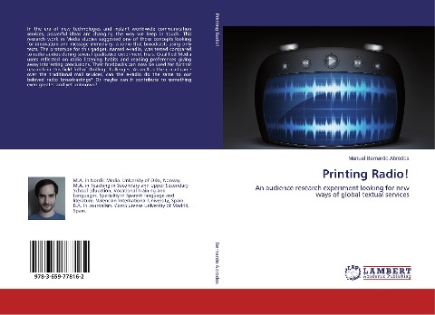 Printing Radio!: An audience research experiment looking for new ways of global textual services