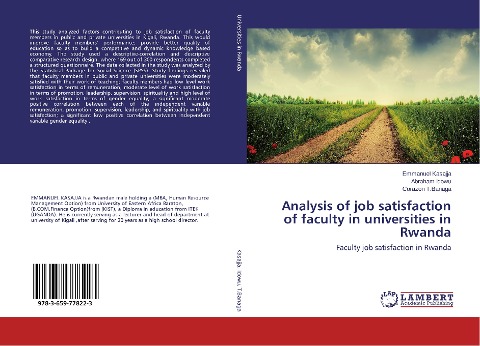 Analysis of job satisfaction of faculty in universities in Rwanda: Faculty job satisfaction in Rwanda