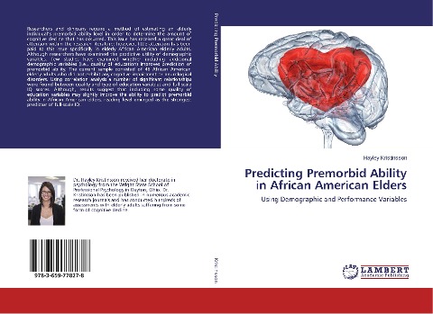 Predicting Premorbid Ability in African American Elders: Using Demographic and Performance Variables