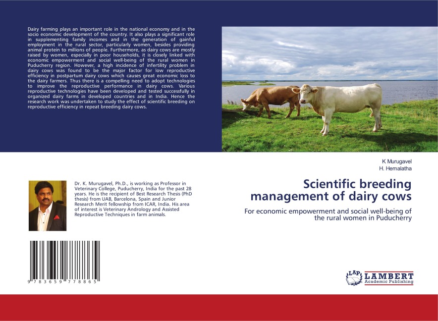 Scientific breeding management of dairy cows: For economic empowerment and social well-being of the rural women in Puducherry