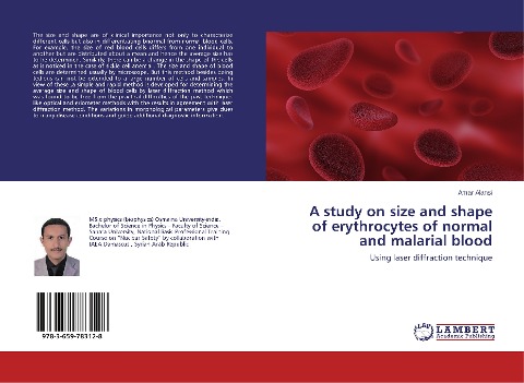 A study on size and shape of erythrocytes of normal and malarial blood: Using laser diffraction technique