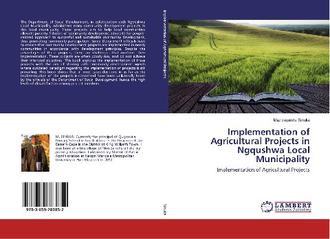 Implementation of Agricultural Projects in Ngqushwa Local Municipality: Implementation of Agricultural Projects