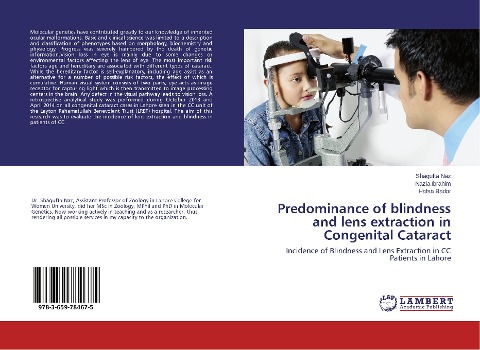 Predominance of blindness and lens extraction in Congenital Cataract: Incidence of Blindness and Lens Extraction in CC Patients in Lahore